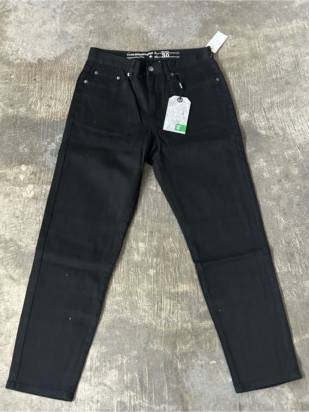 Lrg Black True Taper Jeans